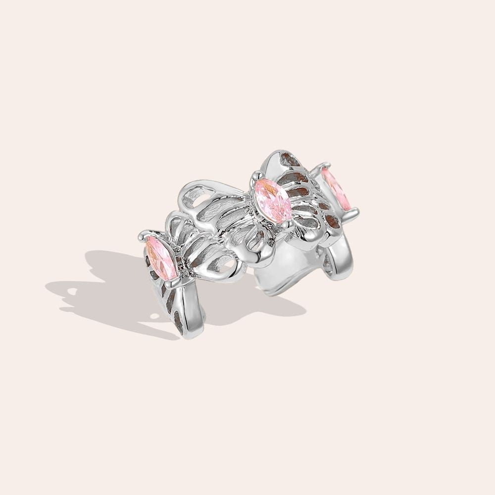 Earcuff Vlinder - Silver