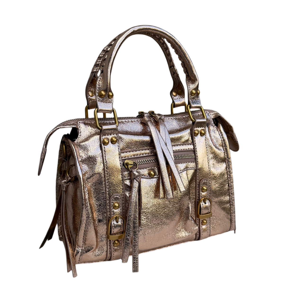 Liv Glitter Medium Tas - Rosé