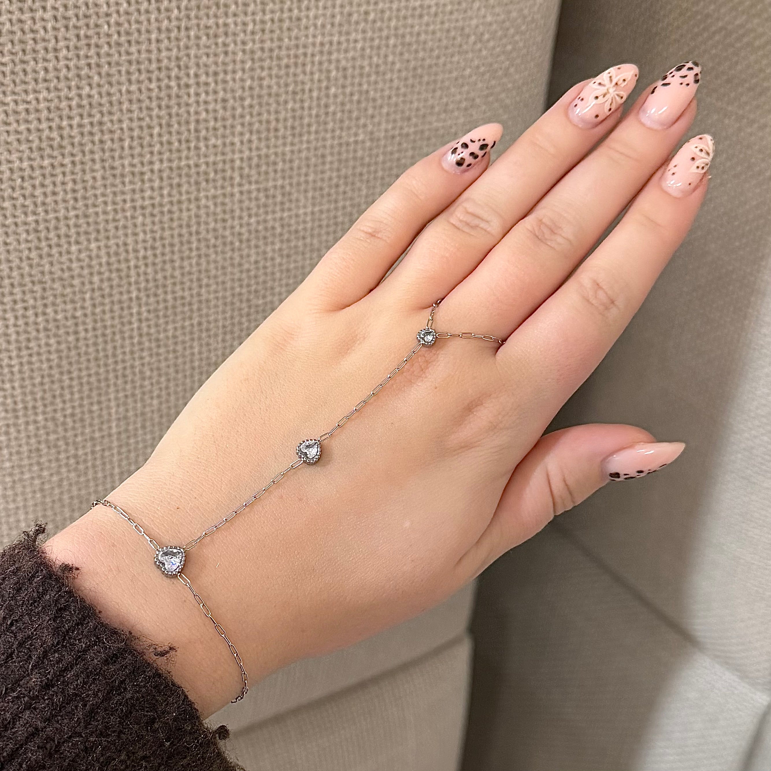 Handchain Lovely - Silver
