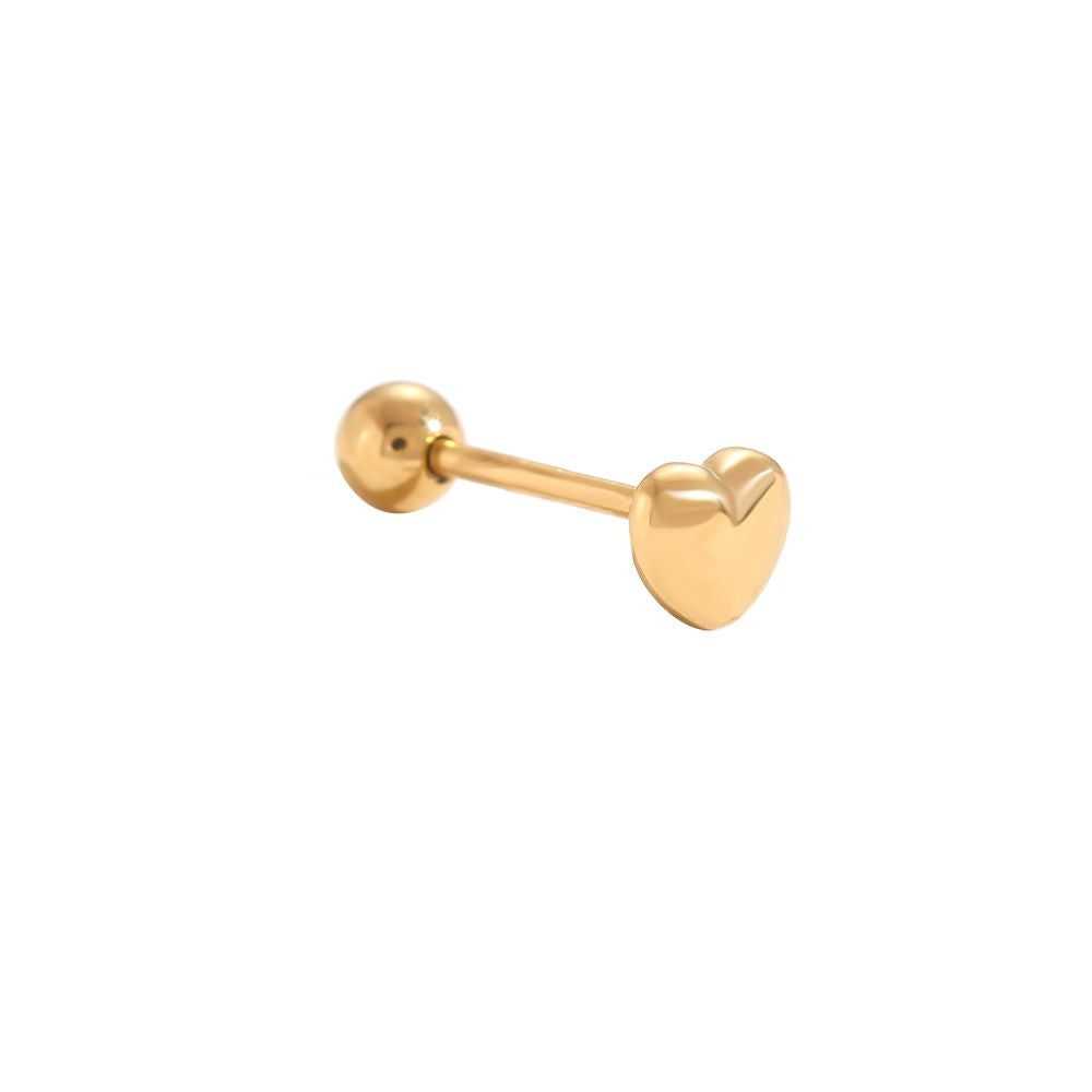 PRE-ORDER | Heart Oor Piercing - Gold