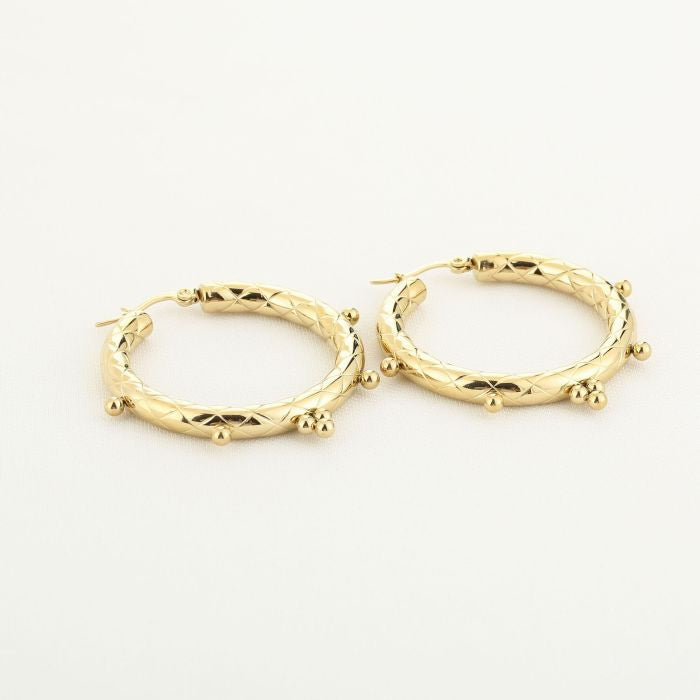 Elisa Medium Earrings - Gold