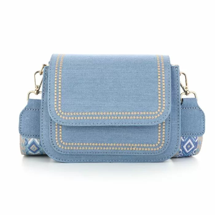 Mila Denim Tas - Licht Blauw