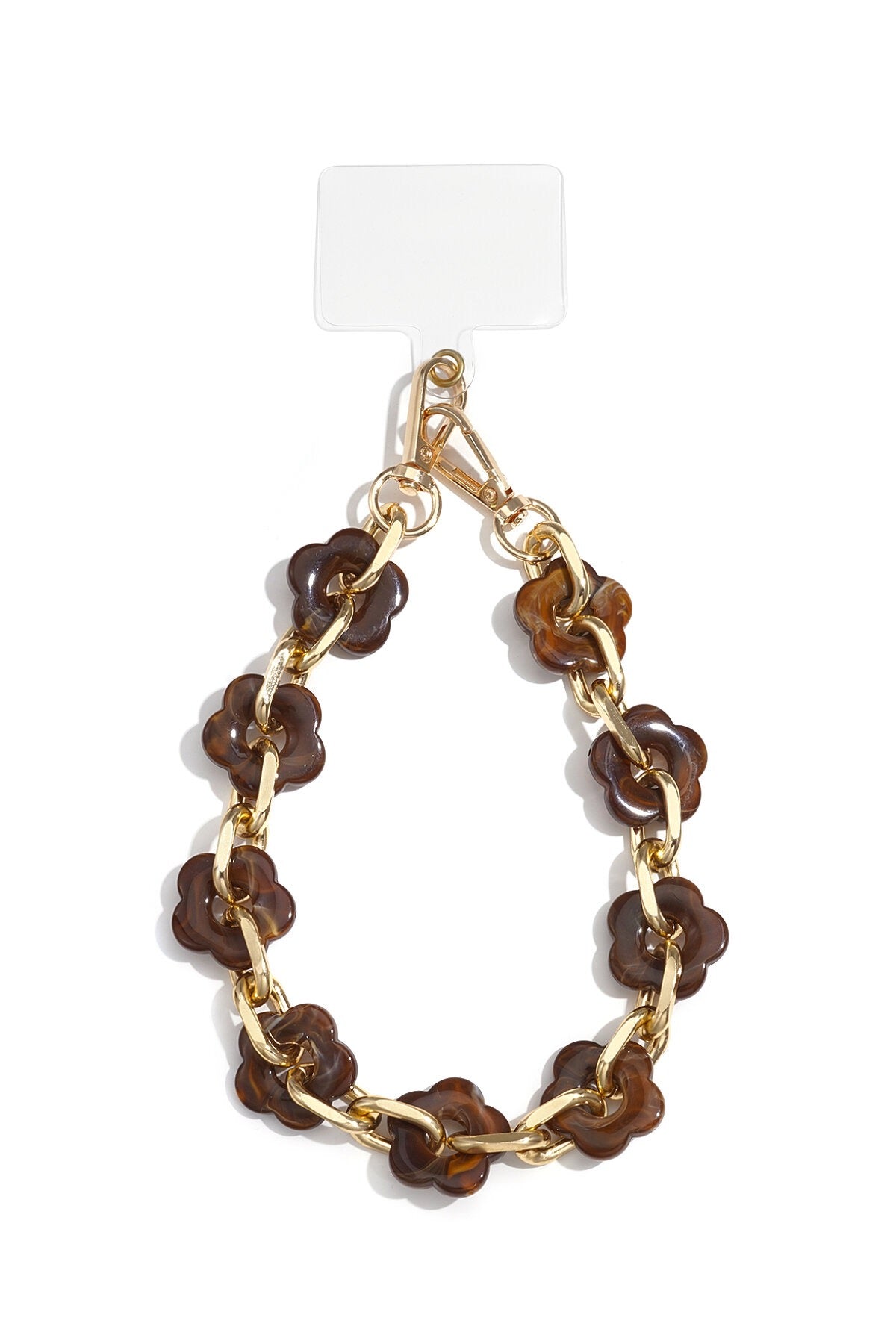 PRE-ORDER | Telefoonkoord Flower - Koffie Bruin