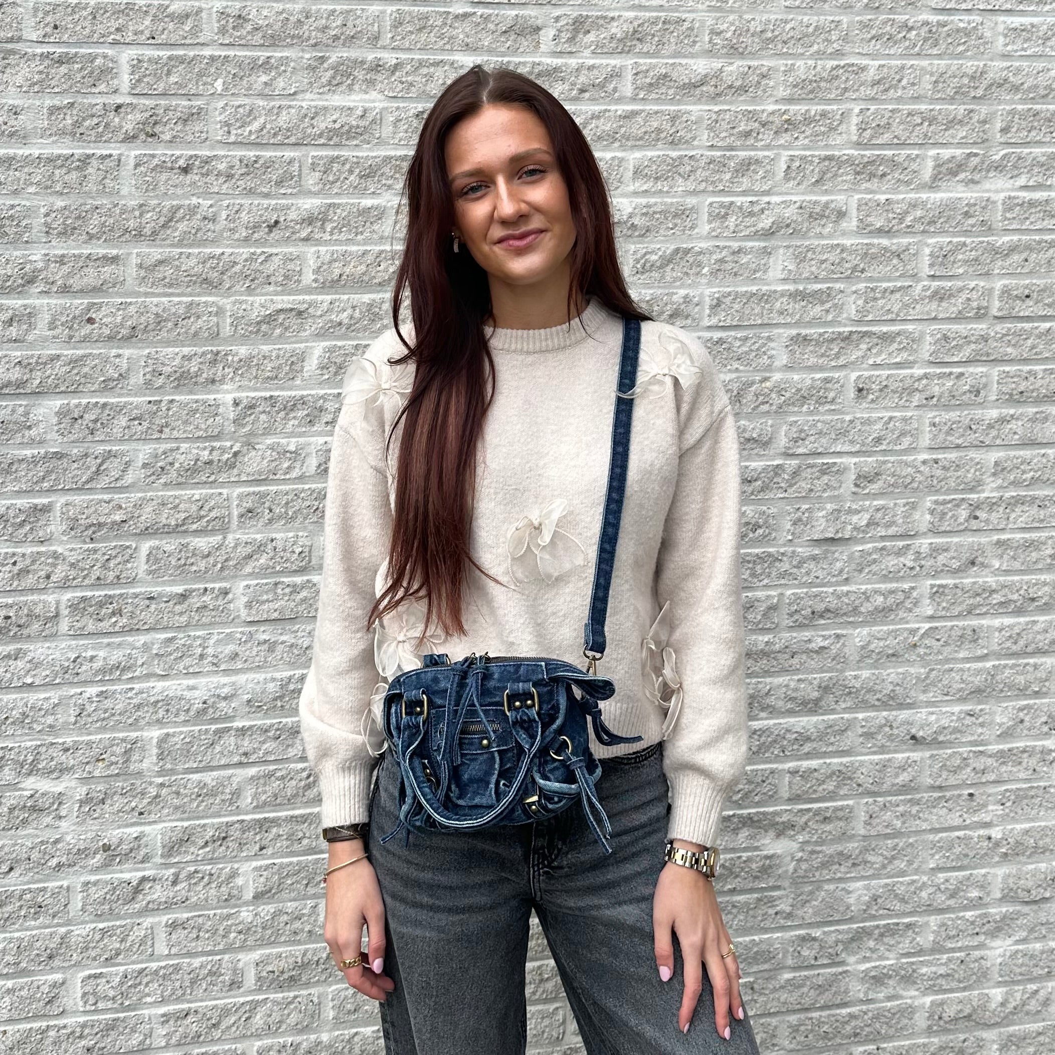 Liv Denim Small Tas - Donker Blauw