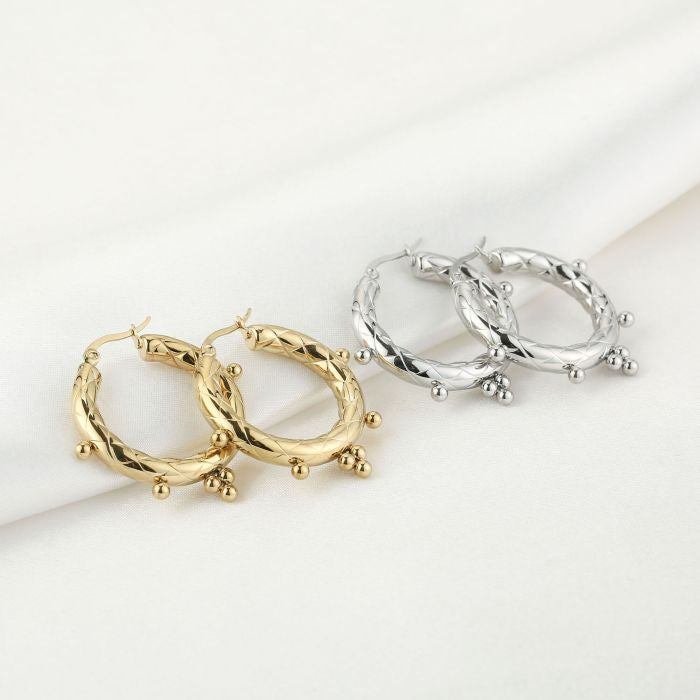 Elisa Small Earrings - Silver