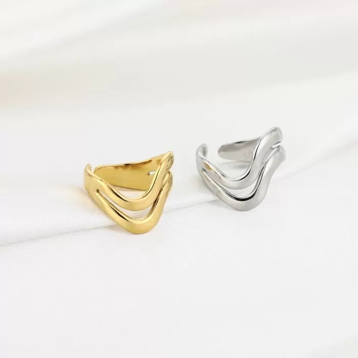 Snowy Ring - Gold