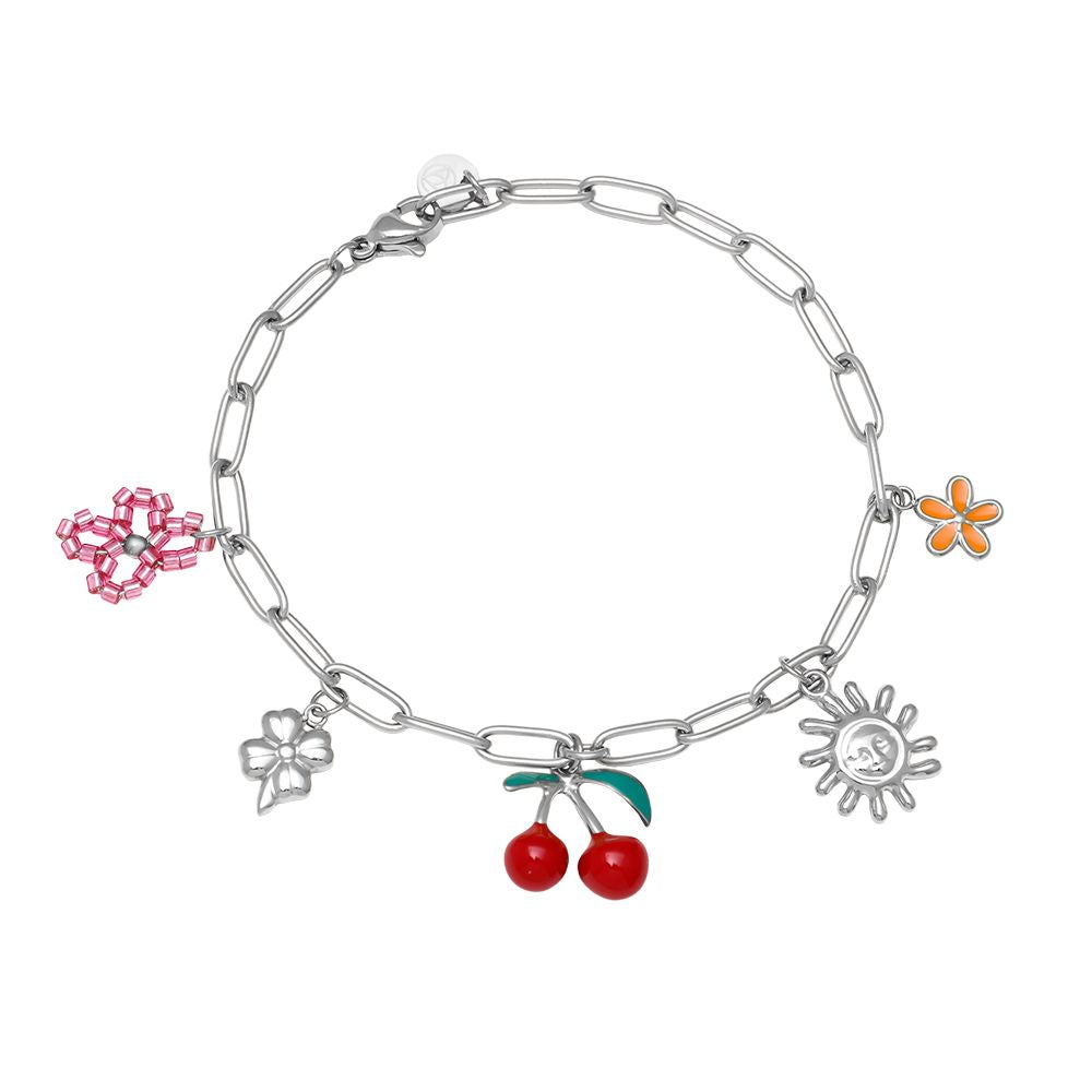 Cherry Bracelet - Silver