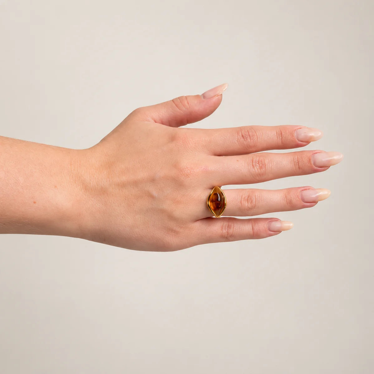 Stones Bruin Ring - Gold